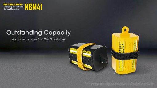 NITECORE NBM41 BATTERY MAGAZINE FOR 21700 / 18650 BATTERIES - Image 3