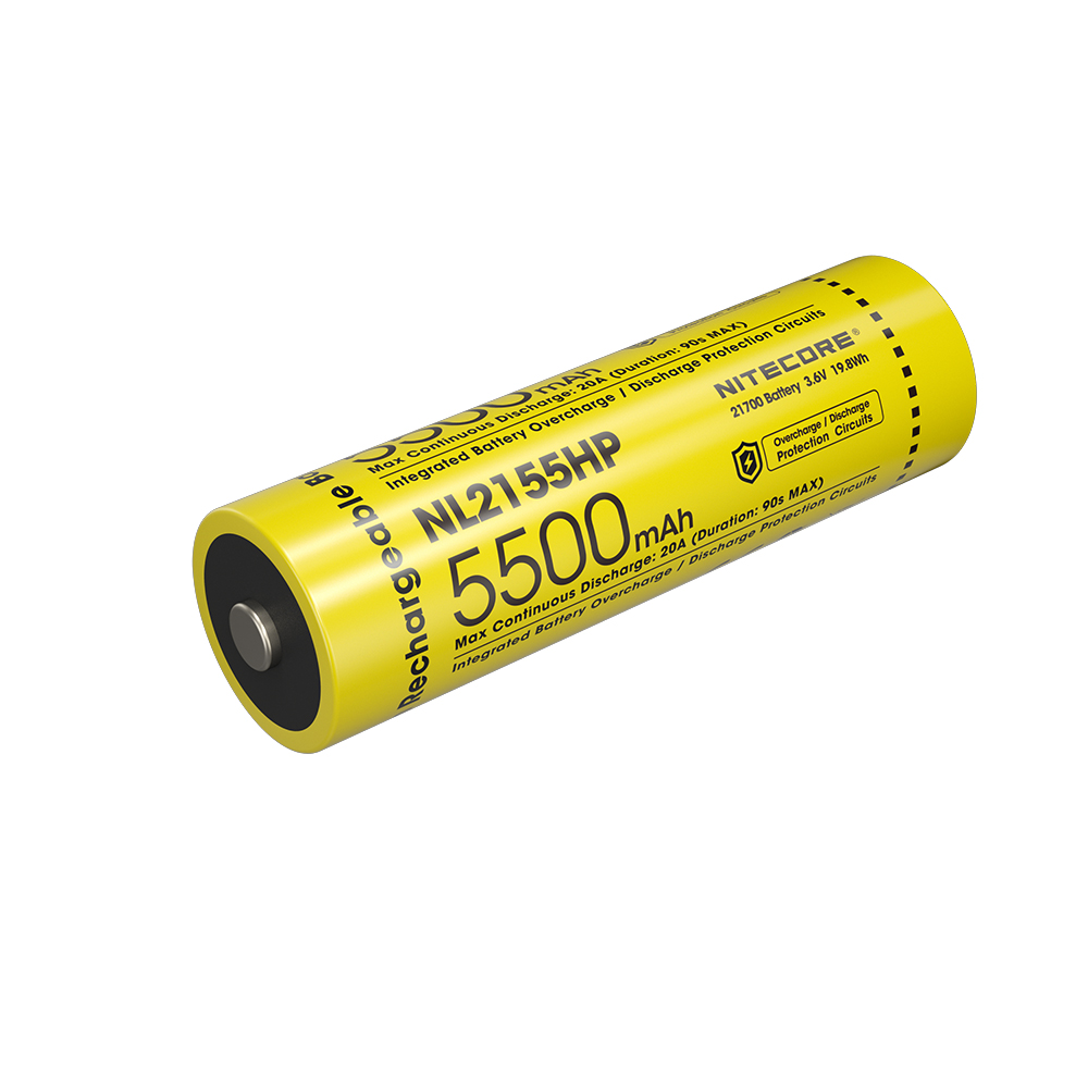 NITECORE 5500MAH RECHARGEABLE 21700 LI-ION BATTERY