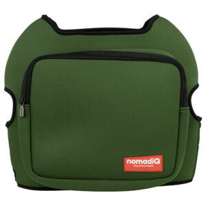 NomadiQ BBQ Neoprene Protective Cover w/Storage Pocket-Green