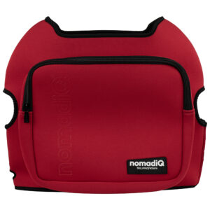NomadiQ BBQ Neoprene Protective Cover w/ Storage Pocket-Red