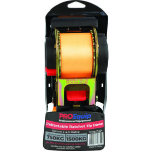 ProEquip Auto Ratchet Tie Down Strap 50mm x 4.5M LC750kg