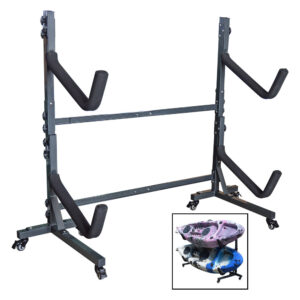 ProMarine Mobile 2-Tier Free Standing Kayak/SUP Storage Rack