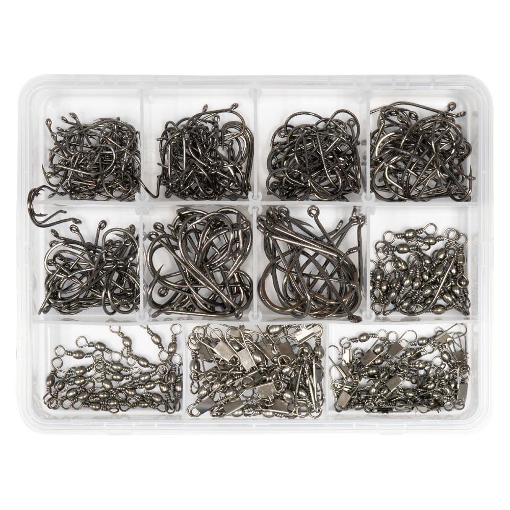 TacklePro 340pc Fishing Tackle Pack Assortment