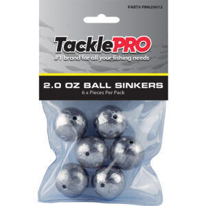 TacklePro Ball Sinker 2.0oz - 6pc