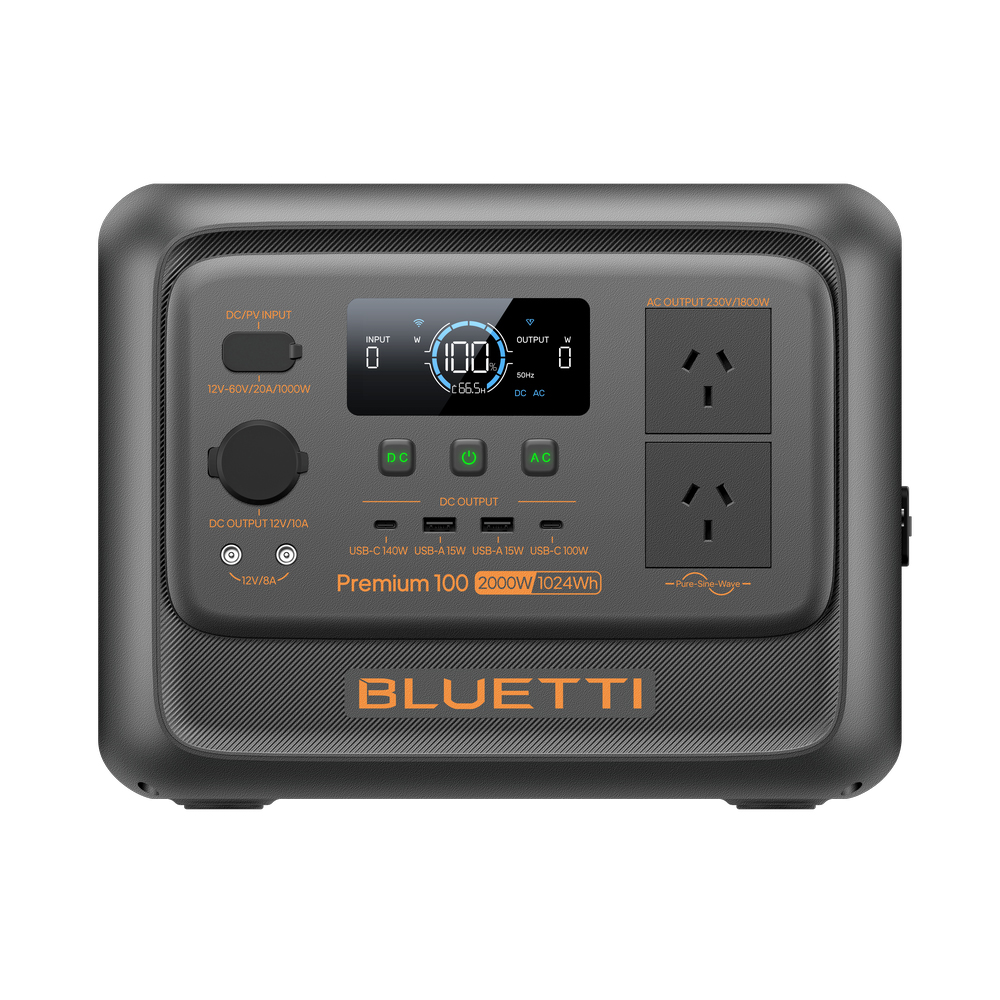 BLUETTI PREMIUM 100 V2 POWER STATION | 2000W 1024Wh