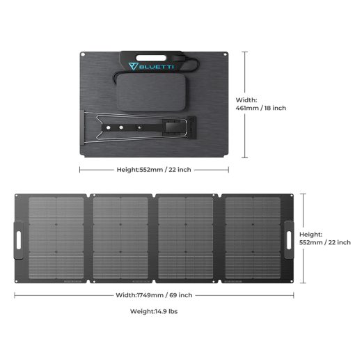 BLUETTI PV120 FOLDABLE SOLAR PANELS | 120W - Image 6