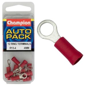 Champion Red Ring Terminal-4mm
