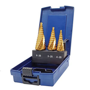 Holemaker 3pc Spiral Flute Step Drill Set-4-30mm