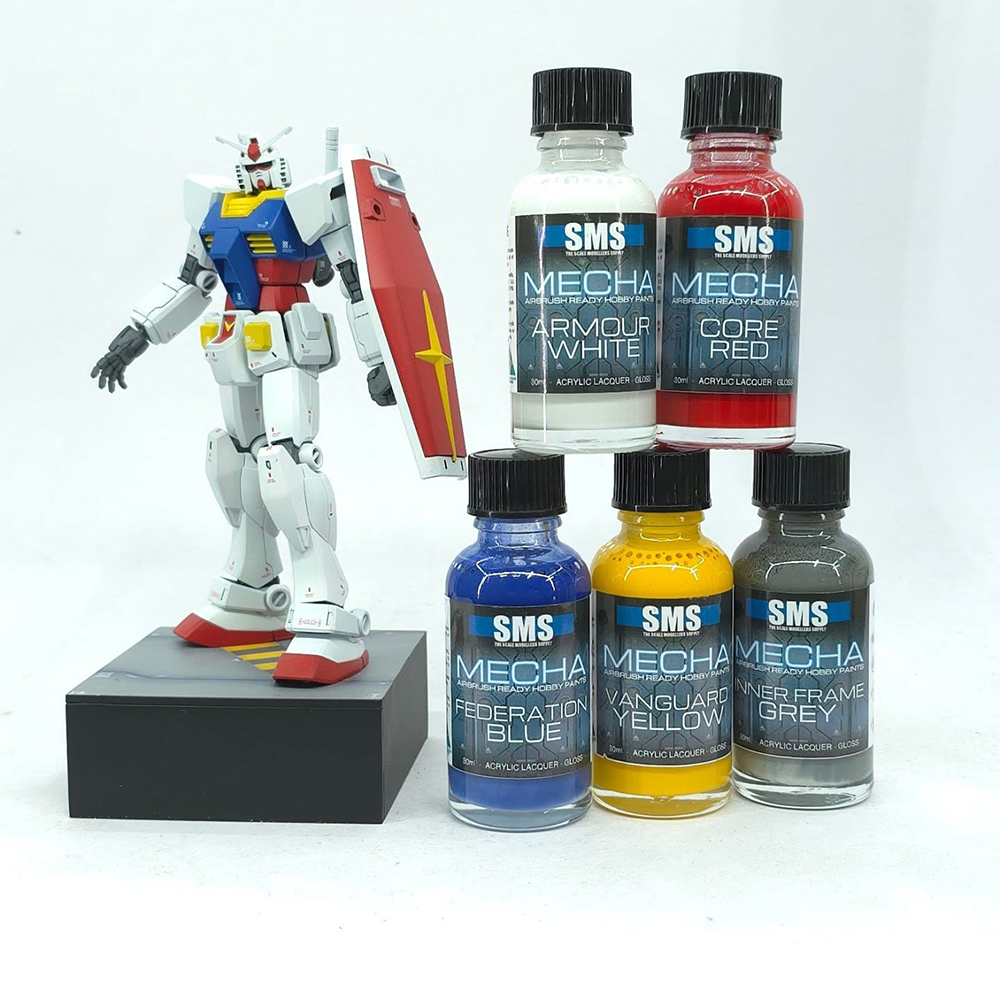 AIRBRUSH PAINT MECHA COLOUR SET SMS - Image 2