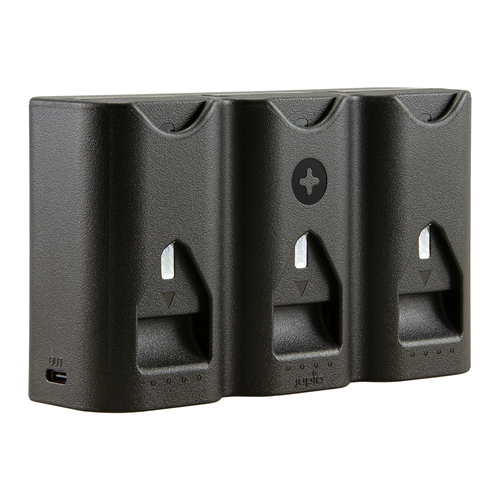 JUPIO TRI-CHARGE AIR CHARGER & POWERBANK FOR CANON LP-E6 SERIES