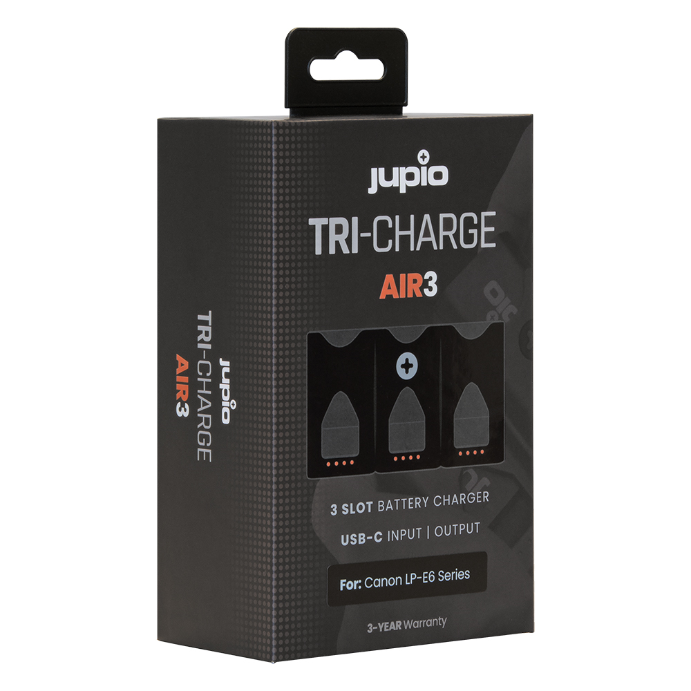 JUPIO TRI-CHARGE AIR CHARGER & POWERBANK FOR CANON LP-E6 SERIES - Image 6