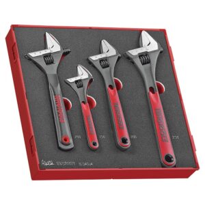 Teng 4pc Adjustable Wrench Set - TED-Tray