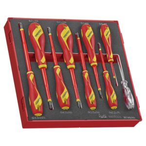 Teng 9pc MD 1000V VDE Screwdriver Set - TED-Tray