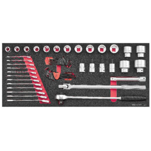 Teng 52pc Sockets 3/4in & Spanner Set FOAM6X6