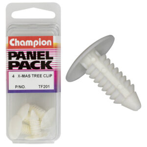 Champion Xmas Tree Clip White 20mm(L) 17.5mm(HD) 4pk