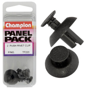 Champion Scrivet Black 8mm(L) 7mm(Hole) 18mm(HD) 2pk