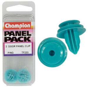 Champion Trim Clip Blue 8.5x9mm(Stem Dia) 13mm(Top HD) 2pk