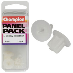 Champion Screw Grommet Clear 11.2mm(L) 15.8mm(HD) 3pk