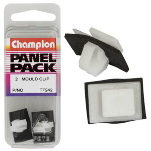 Champion Mould Clip Clear Head 10x12mm(Top)14x20mm(Bott) 2pk