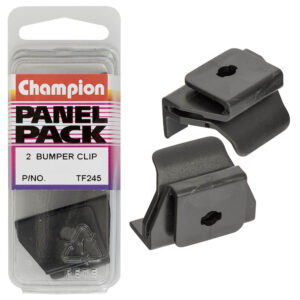 Champion Bumper Clip Black 2pk