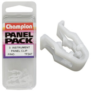 Champion Instrument Panel Clip White 3pk