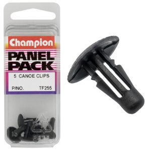 Champion Retainer Clip Black 13mm(L) 5mm(Hole) 13mm(HD) 5pk