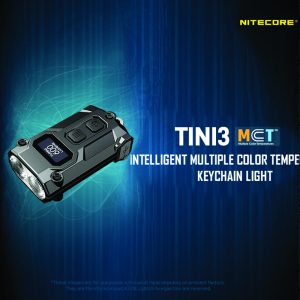 Alternative view of NITECORE 600 LUMEN USB-C RECHARGEABLE KEYCHAIN FLASHLIGHT BLACK