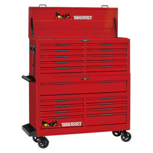Teng 1295pc Pro35 53in Monster Stack Tool Kit - Red