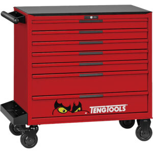 Teng 595pc Pro35 37in Roller Cabinet Tool Kit - Red