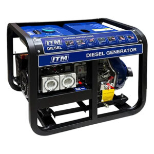 ITM Diesel Generator Open Frame 6500W Peak Electric Start