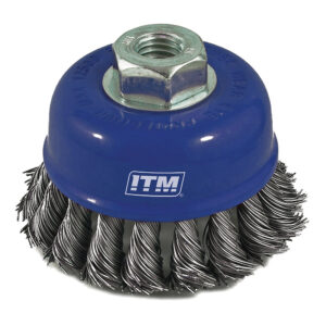 ITM Twist Knot Cup Brush Steel 100mm