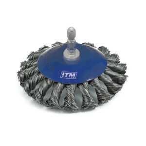 ITM Twist Knot Bevel Brush Steel 115mm
