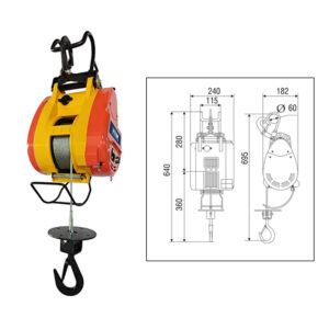 ITM Electric Wire Hoist 300kg 30M Lift
