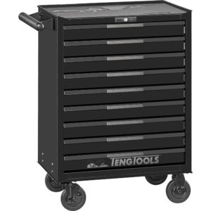 Teng Pro35 26in Roller Cabinet 9 Drawers Black