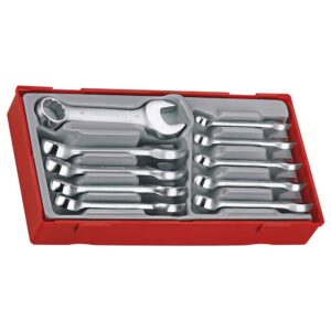 Teng 10pc Stubby Combination Spanner Set 10-19mm - TC-Tray