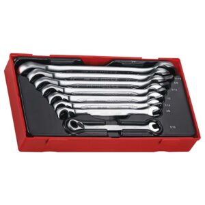 Teng 8pc Rev Ratchet AF Combination Spanner Set - TC-Tray