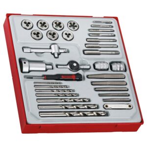 Teng 34pc Tap & Die Set w/Accessories - TTD-Tray