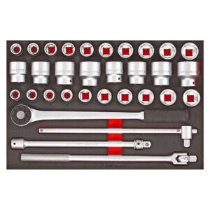 Teng 32pc 3/4in Dr. MM/AF Socket & Acc. Set (EVA)