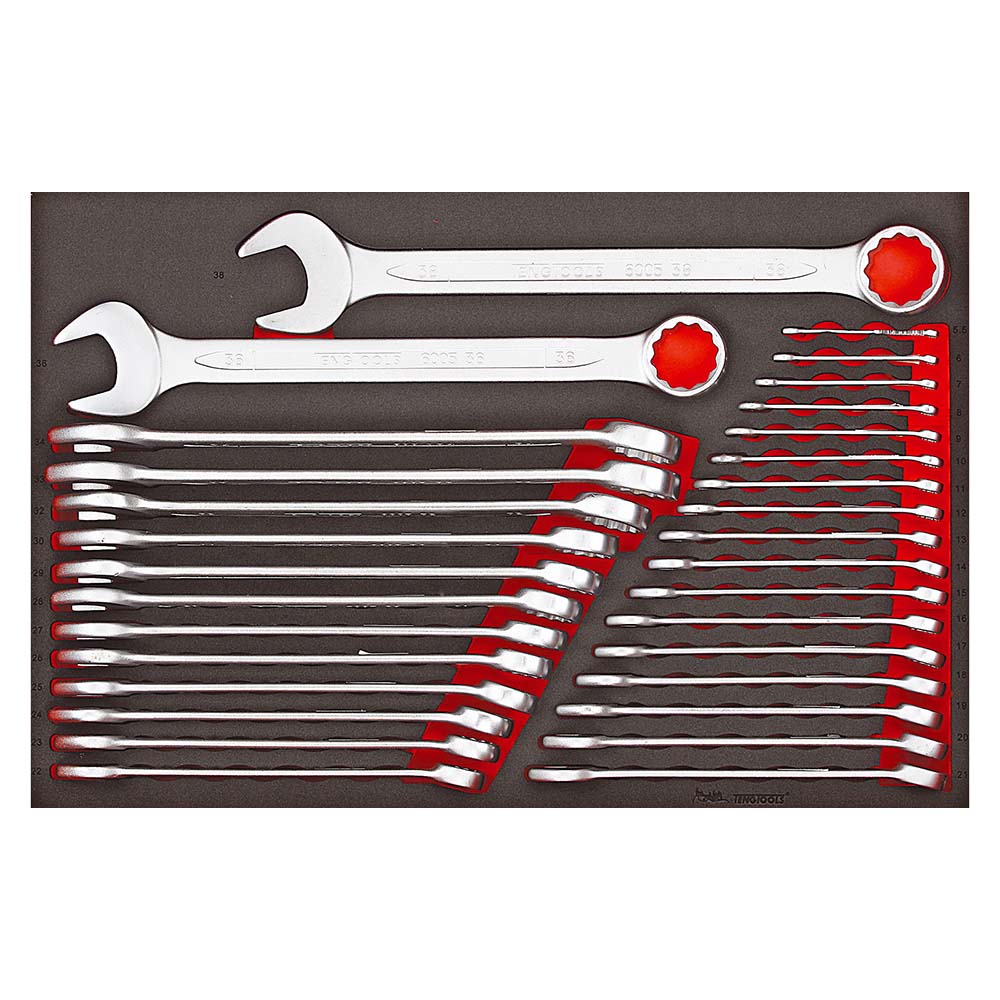 Teng 31pc Metric Combination Spanner Set (EVA)
