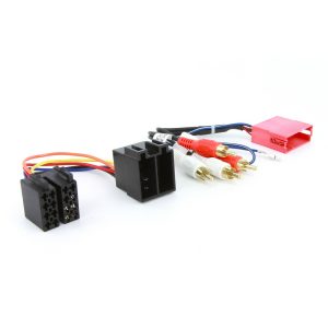 CAR STEREO HARNESS AUDI PORSCHE BOSE RCA FULLY AMPLIFIED